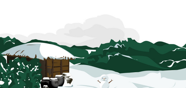 二十四节气霜降BANNER