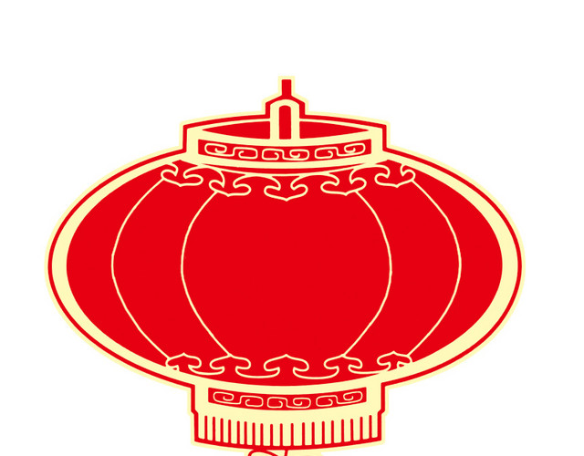 手绘灯笼元素