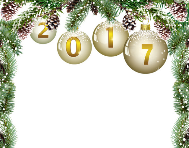 元旦圣诞新年边框