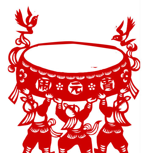 中国风剪纸