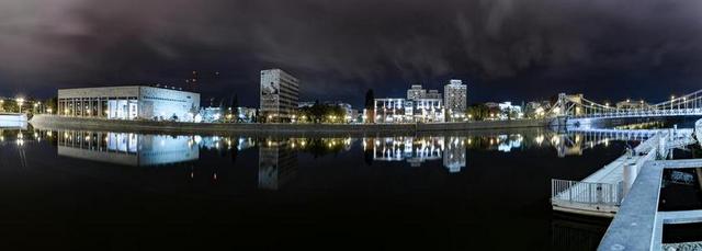 弗罗茨瓦夫 波兰 城市 波兰语 欧洲 夜 全景图 旅行 镇