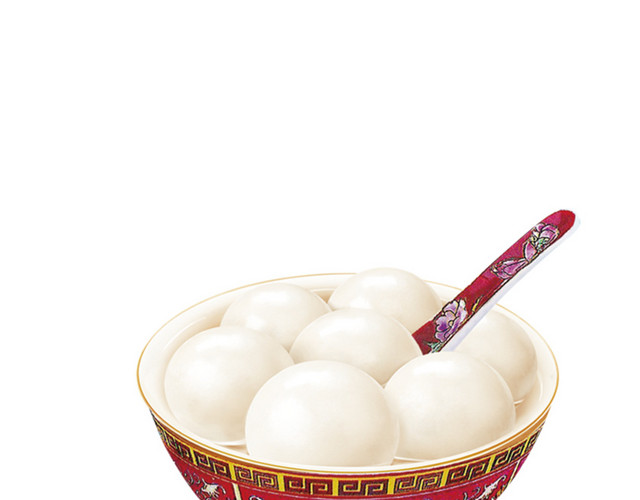 一碗好吃的汤圆素材