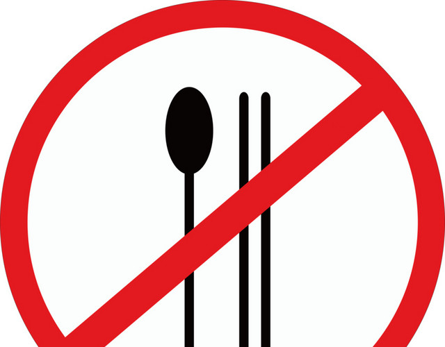 禁止饮食图标