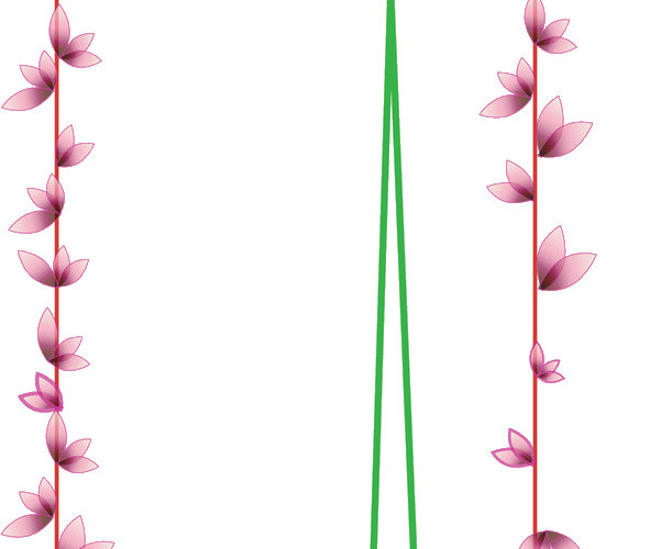 挂着的元宵花灯