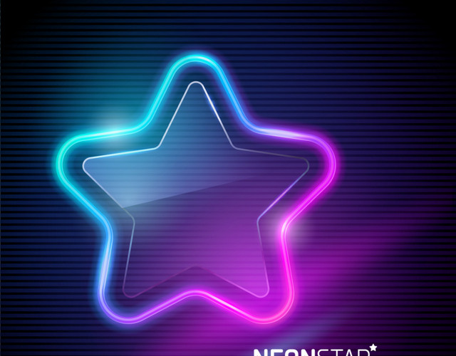 星星霓虹灯
