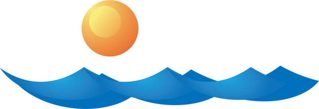 太阳海面矢量