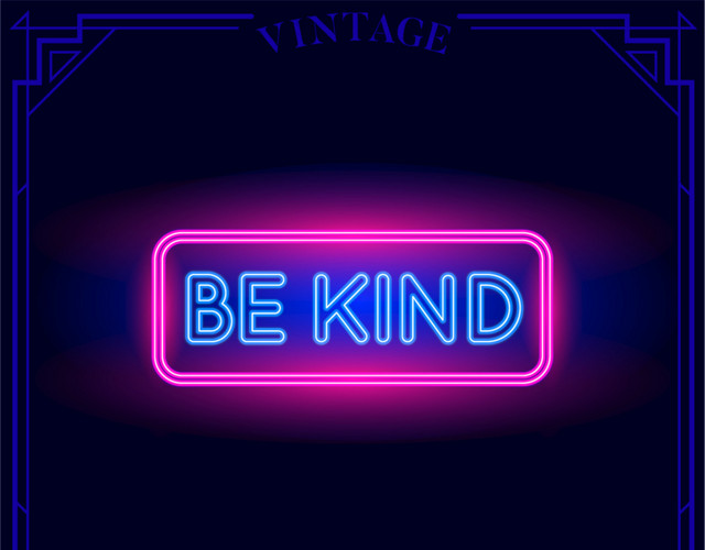霓虹灯BE KIND