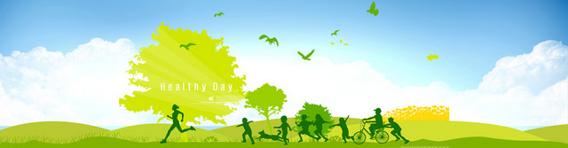 户外活动背景 BANNER