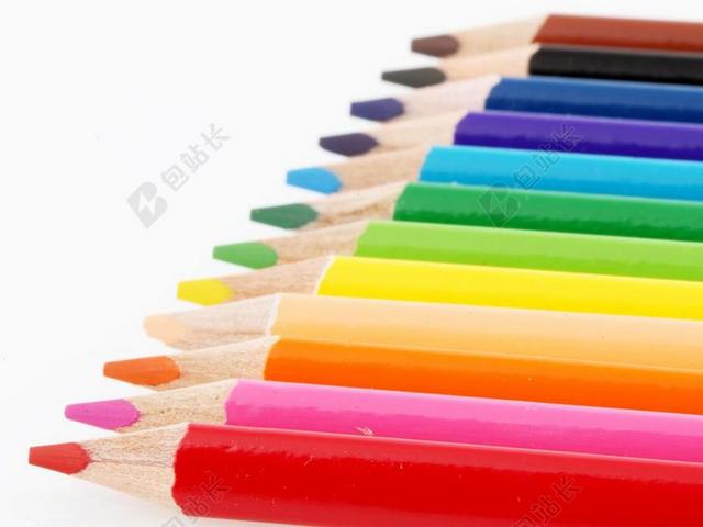 彩色的铅笔背景图片