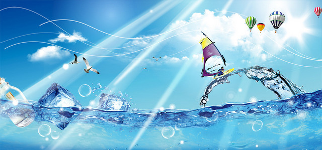 冰爽一夏 背景BANNER