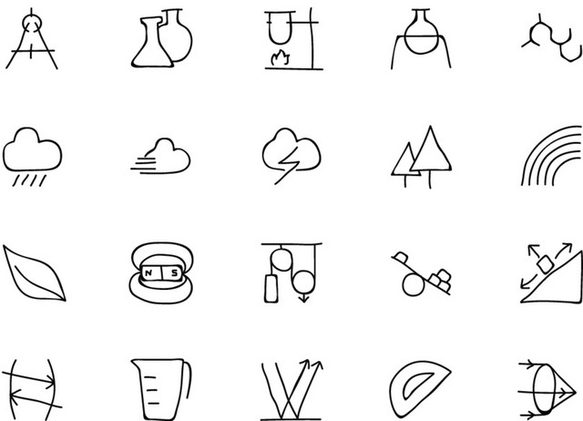 实验工具矢量素材
