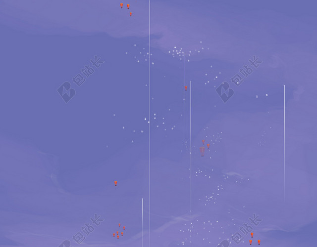 手绘镇远古镇旅游景点夜景