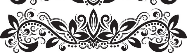 欧式边框花纹