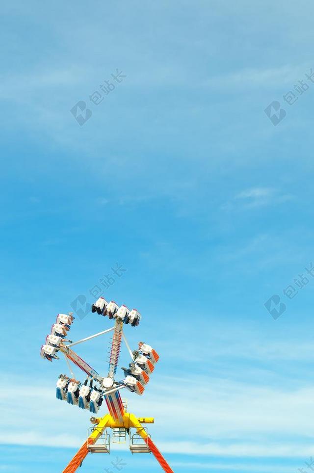 娱乐公园 骑 娱乐 公园 乐趣 高地 激动 嘉年华游乐设施