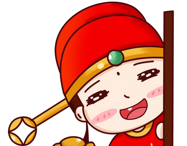 2018狗年财神卡通形象设计