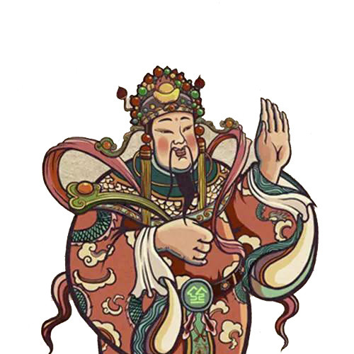 新年财神搞怪画像