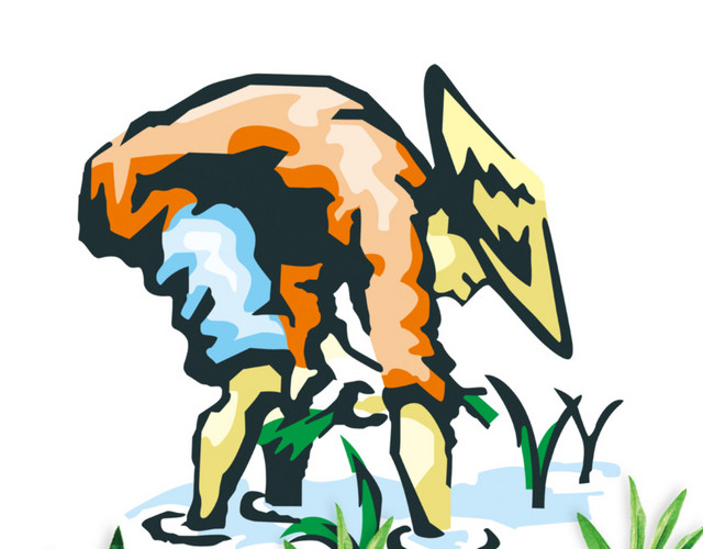 插秧农民