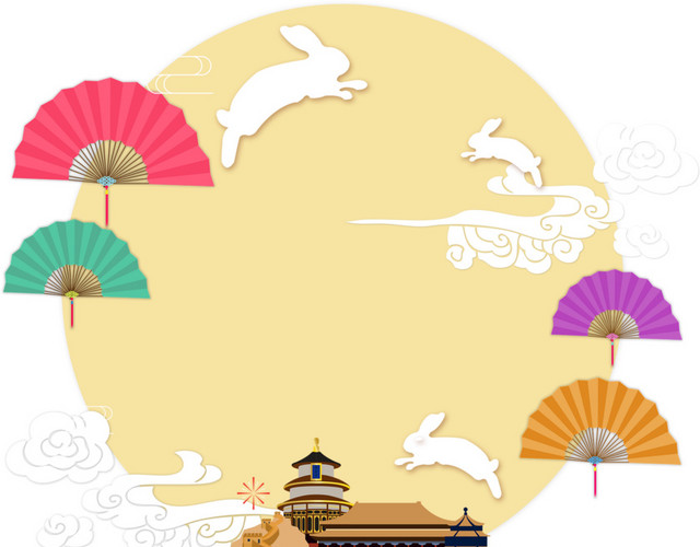 中秋传统图案装饰