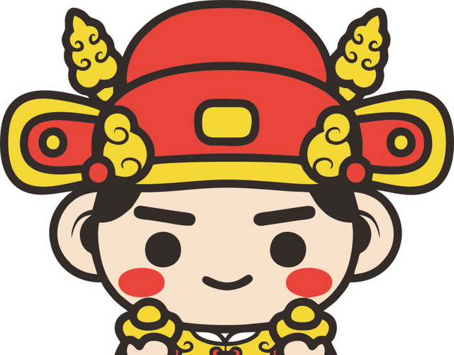 免抠矢量小财神