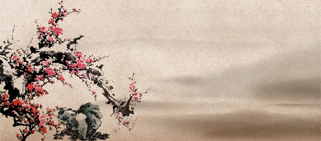 旗袍促销背景