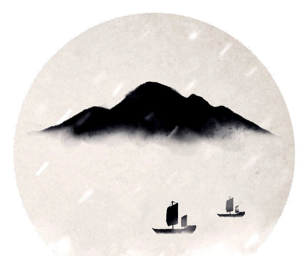 雪中景色