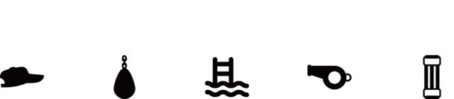 休闲运动图标素材
