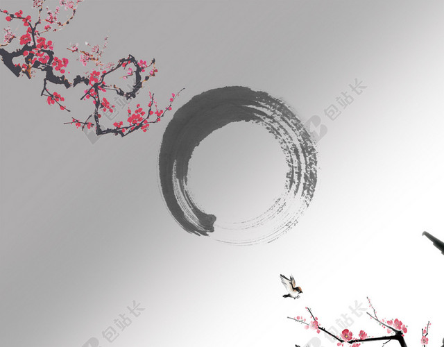 中国风清明节海报背景素材