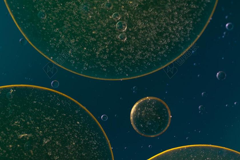 广告唯美分离水包油背景图片