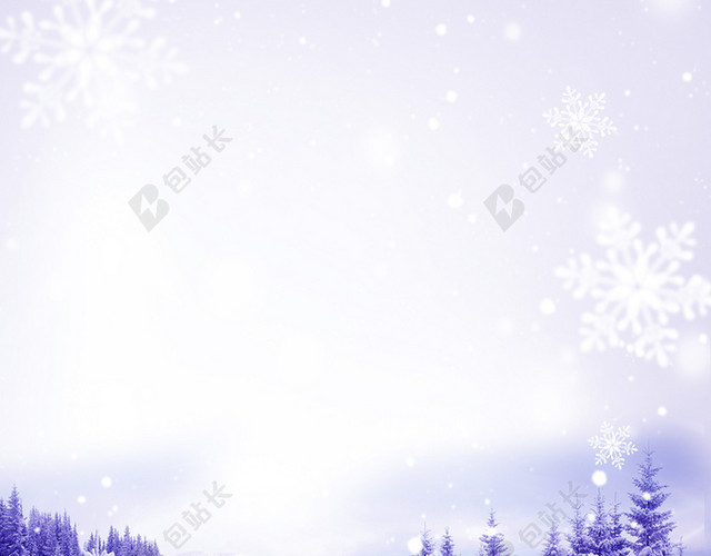 白色冰雪背景素材