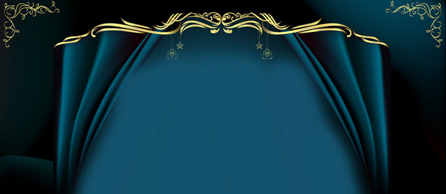 欧式花纹舞台背景BANNER