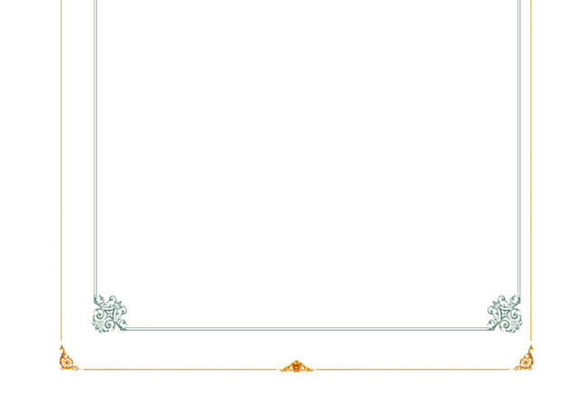 欧式边框花纹