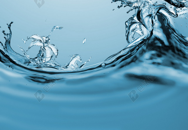 动感水花海报背景素材