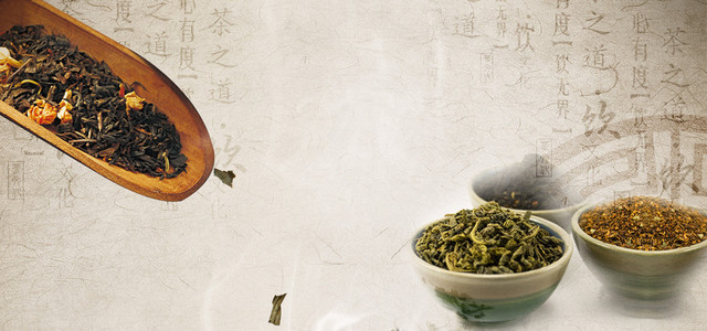 中国风品茶背景