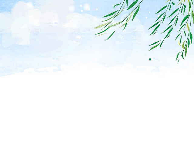 二十四节气之立夏荷塘景色手绘