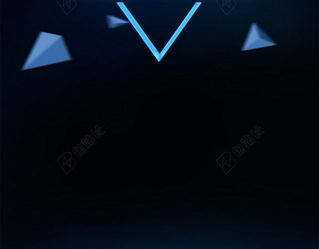 听话照做蓝色背景