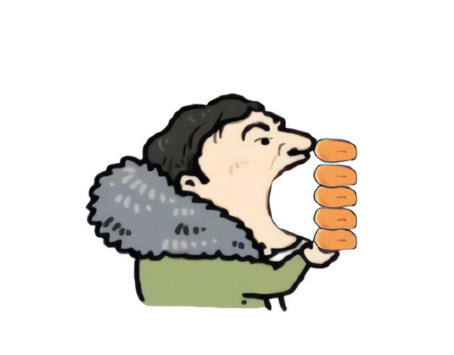 王思聪吃热狗搞笑表情包元素