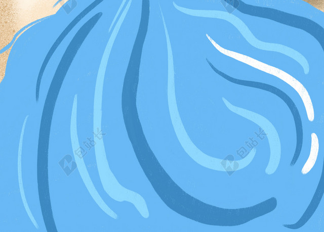 夏季海洋沙滩背景图