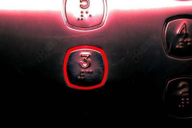 电梯按键3楼按键背景图片