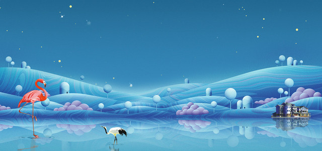 淘宝唯美背景BANNER