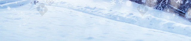 浪漫雪景主图背景