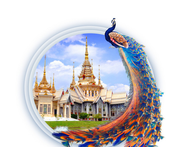 孔雀泰国建筑旅游网