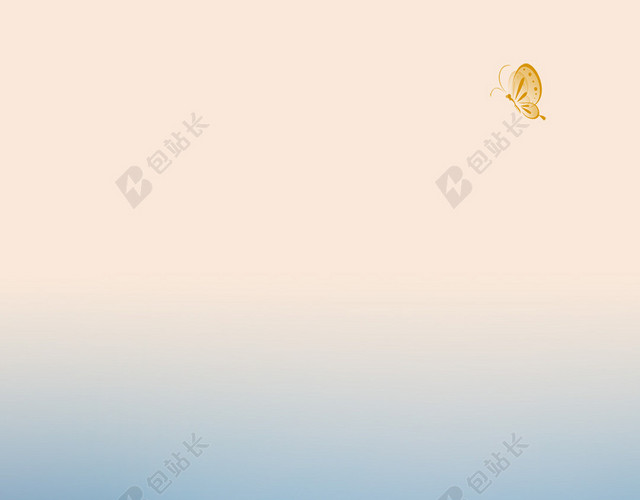 简约蓝色生日蛋糕H5背景素材