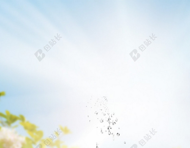 面膜美妆护肤品清爽背景
