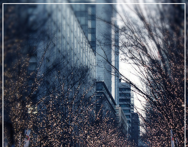 城市街道展板背景