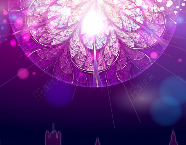 唯美花朵女性交流会H5背景