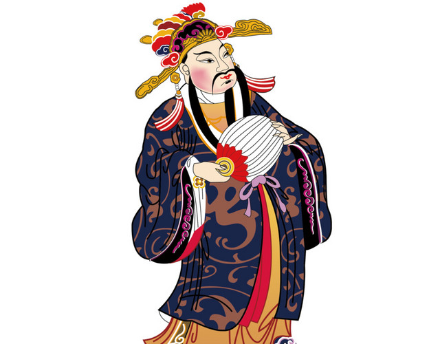文财神手绘