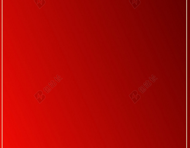 红色背景上的边框H5素材背景