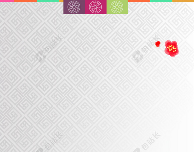 灰色扁平折扇美食海报背景