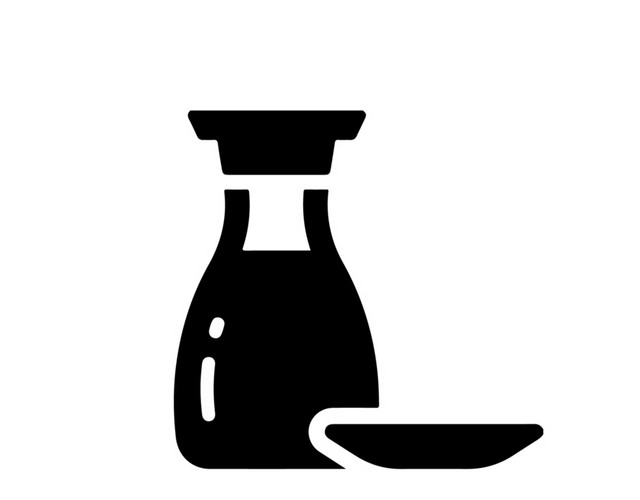 酱油瓶调味素材