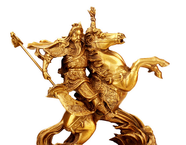 武财神关公骑马